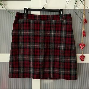 EUC EDDIE BAUER Mercer Wool Plaid Pencil Skirt